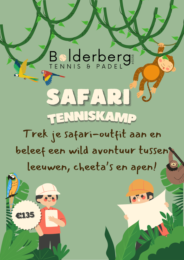 Tenniskamp safari